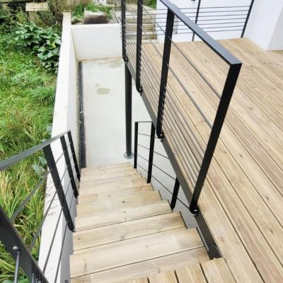 Terrasse sur pilotis