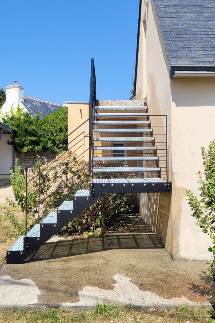 Escalier EXT - Limons collatéraux
