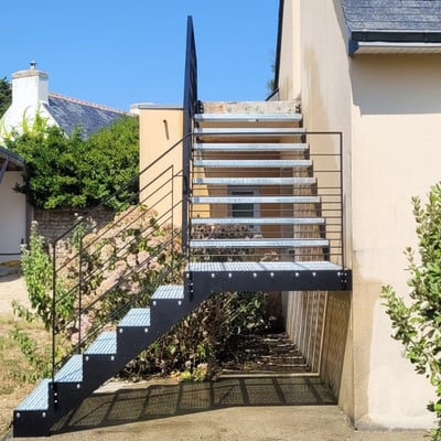 Escalier EXT - Limons collatéraux