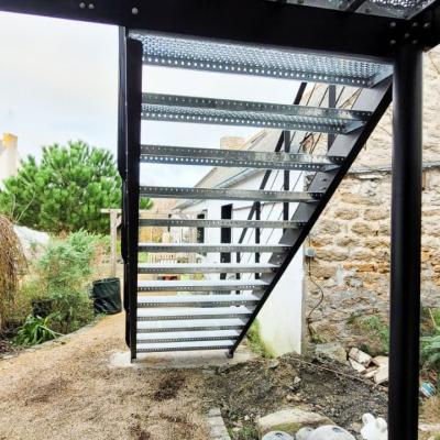 Escalier EXT - Limons collatéraux