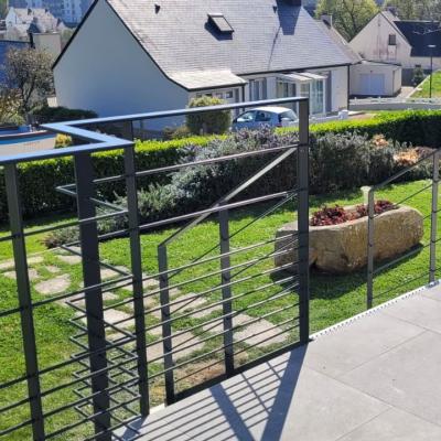 GC - Main courante en plat - Soubassement en lisses