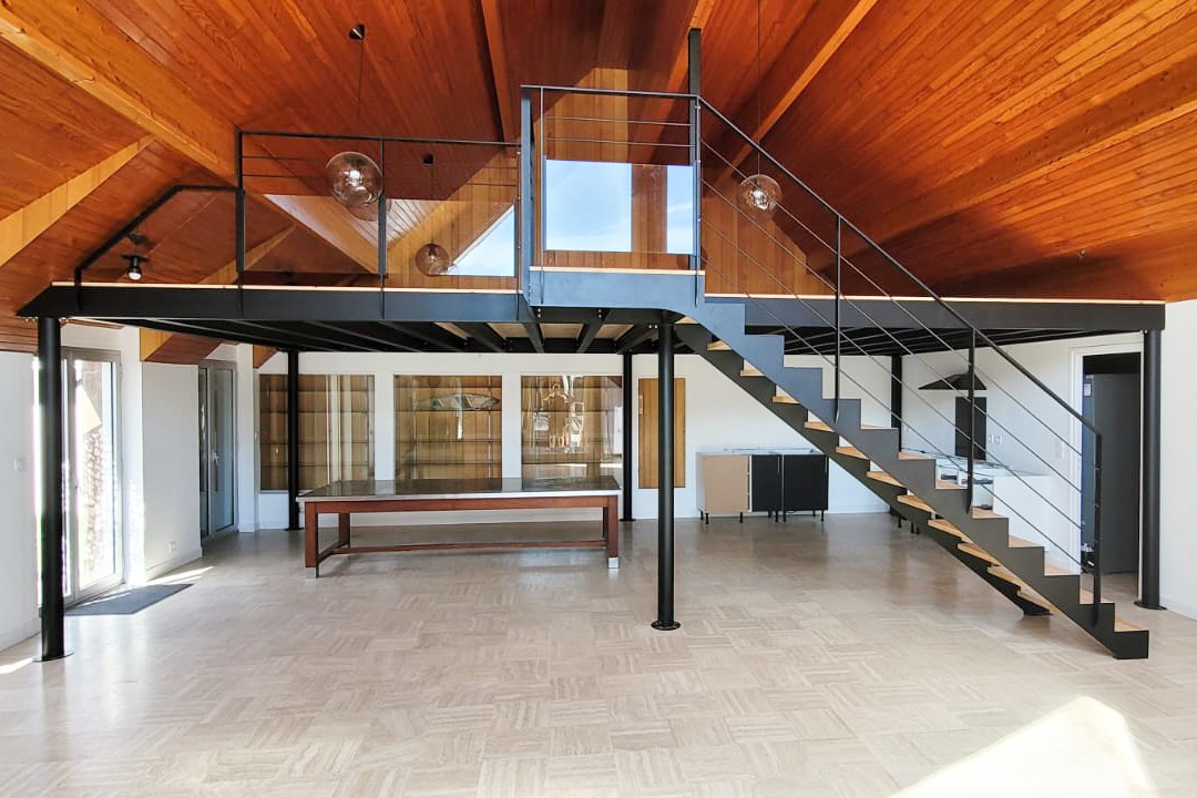 Mezzanine métal / bois
