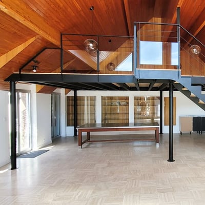 Mezzanine métal / bois