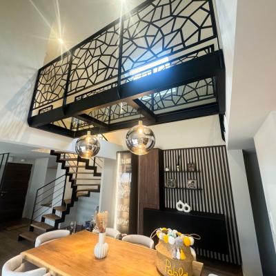 Passerelle suspendue - Verre