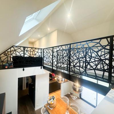 Passerelle suspendue - Verre