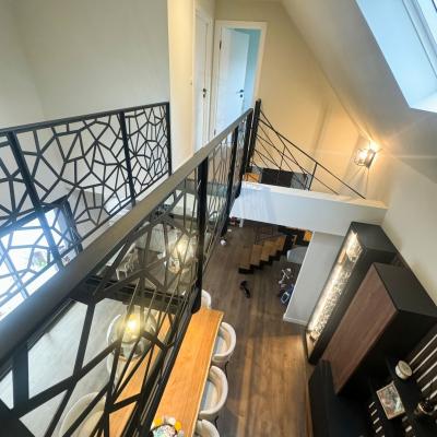 Passerelle suspendue - Verre