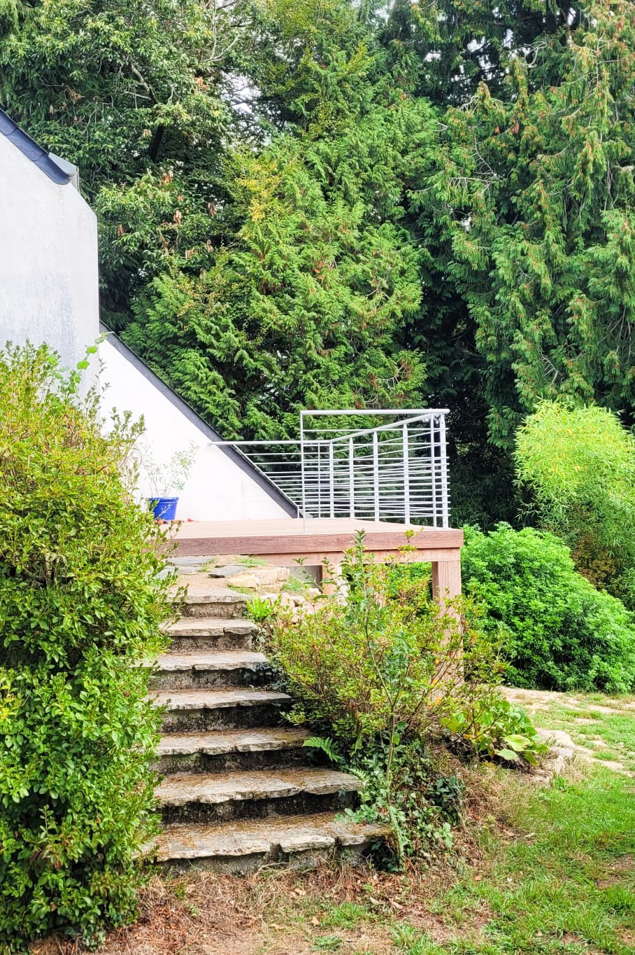 GC - Main courante en plat - Soubassement en lisses