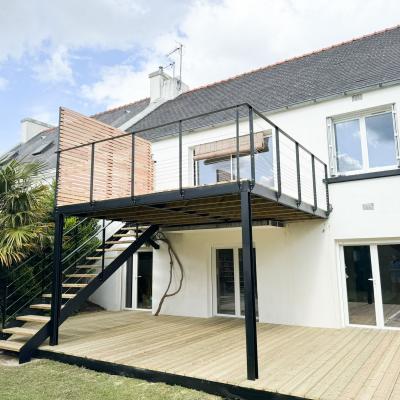 Terrasse sur pilotis