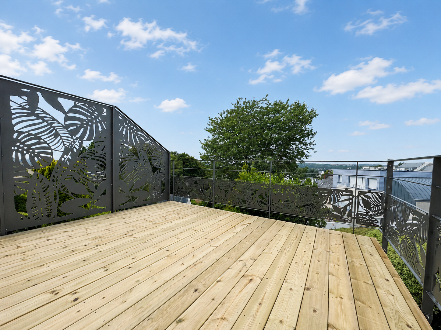 Terrasse sur pilotis