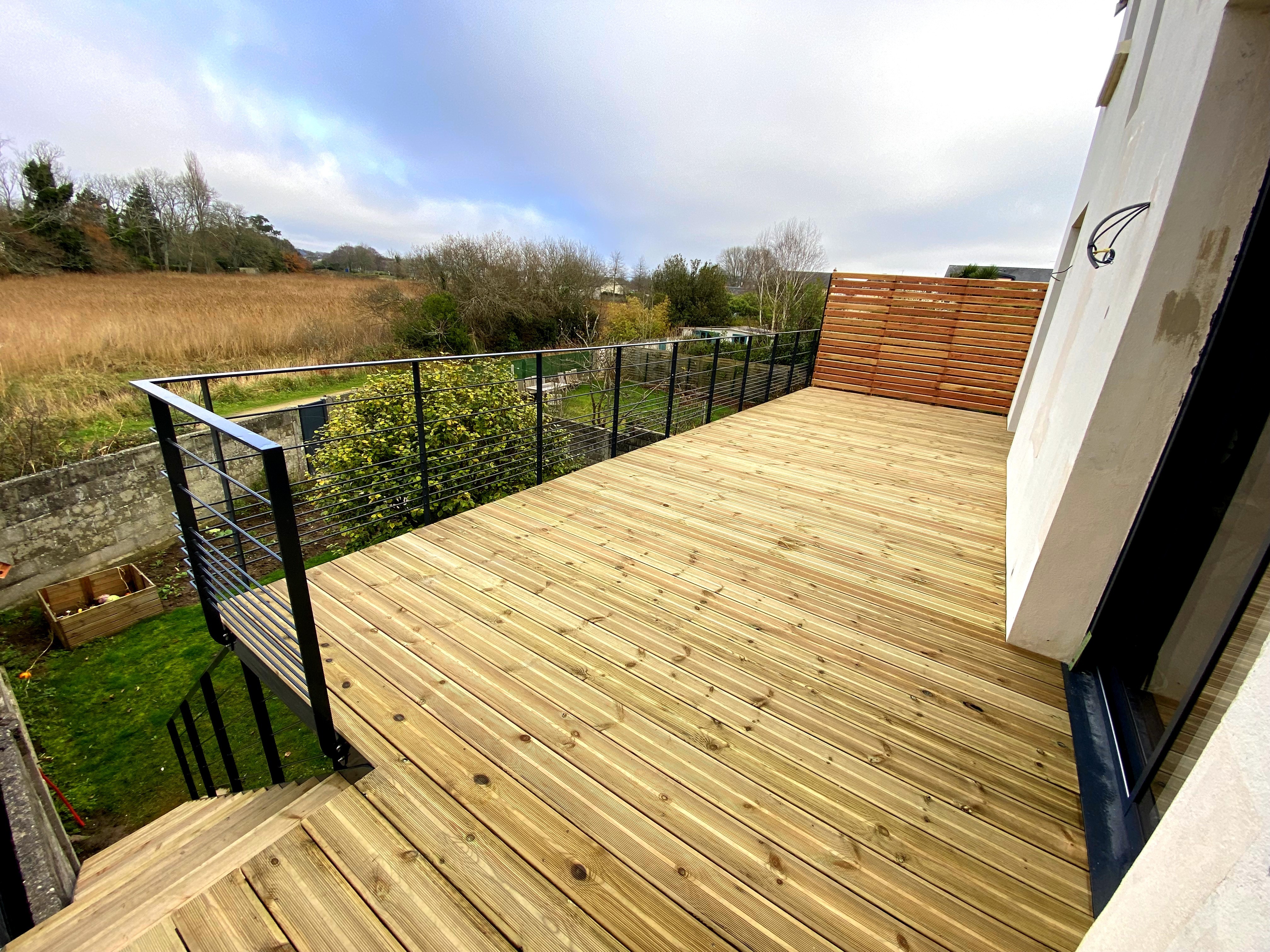 Terrasse - Aménagement sur terrasse existante