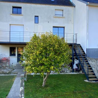 Terrasse sur pilotis