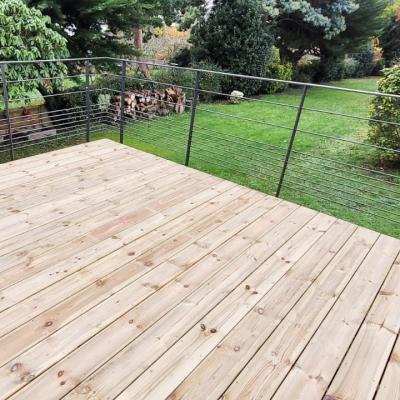 Terrasse sur pilotis