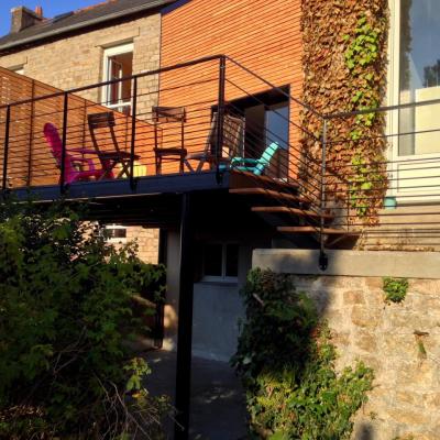 Terrasse sur pilotis