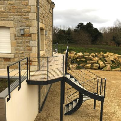 Terrasse sur pilotis
