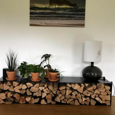 Meuble porte buches bois decoration art metal concept quimper 2 